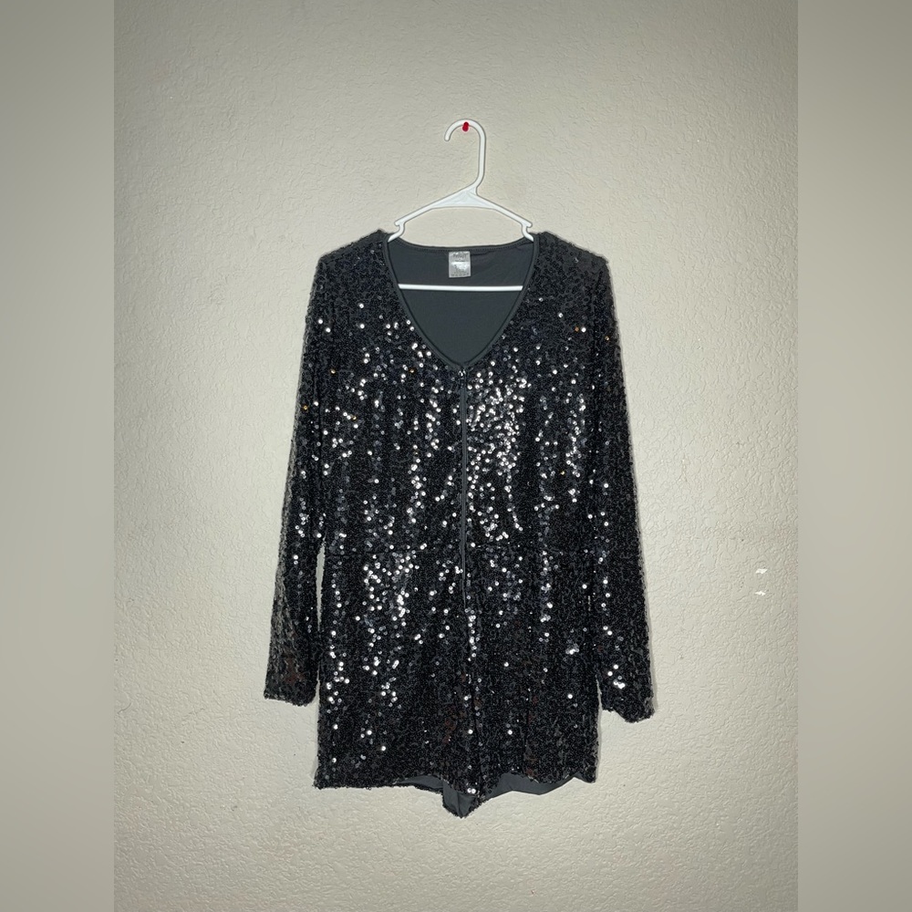SPIRIT sequin jumpsuit romper